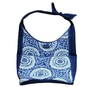Vera Bradley Tie‎ Bucket Tote in Blue Starry Night Retired & Rare
